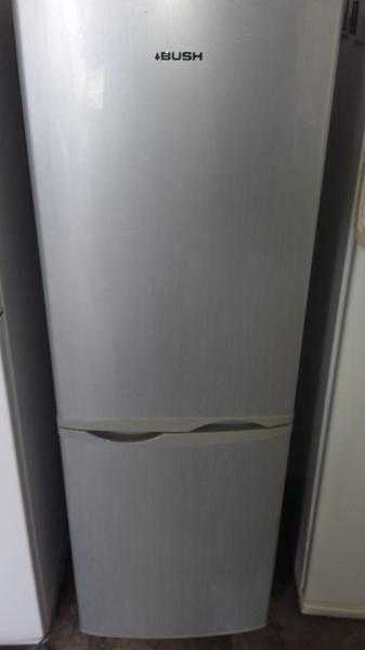 BUSH silver fridge freezer