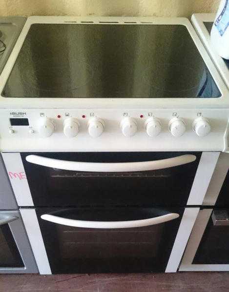 Bush White 60cm Freestanding electric cooker