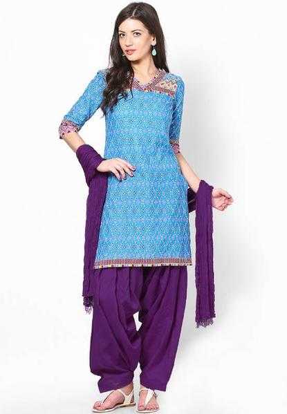 Buy Ethnic Wear Patiala Salwar Suits Online