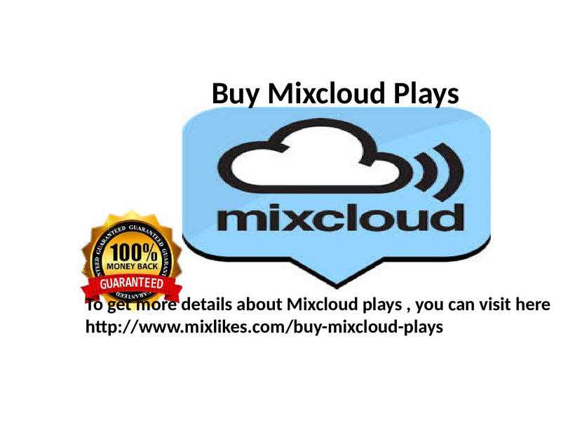Buy Mixcloud Plays