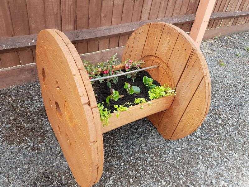 Cable Drum Planters