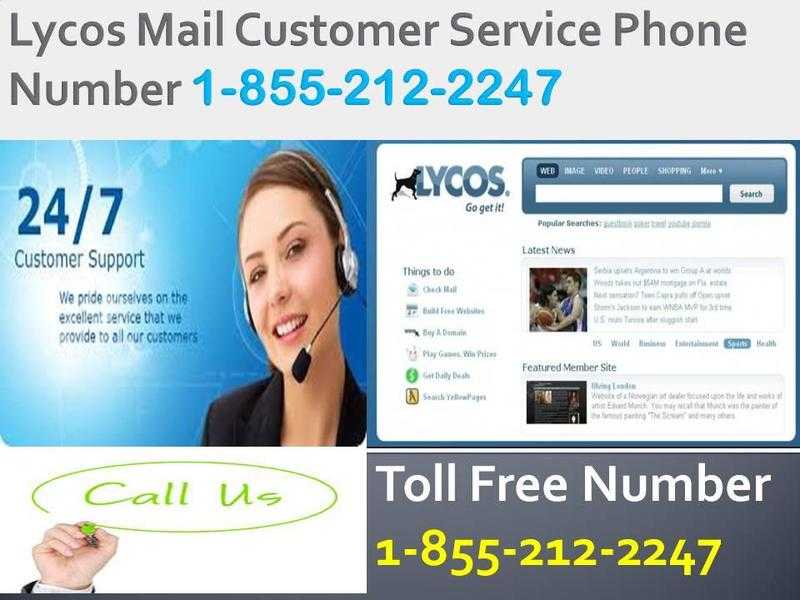 Call  1-855-212-2247 Lycos Mail Customer Service Phone Number