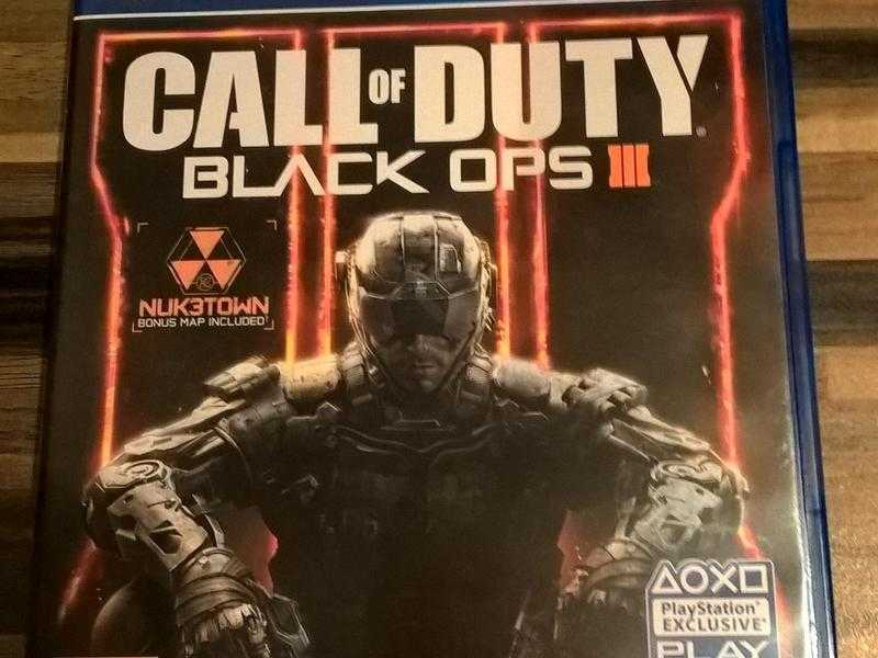 CALL OF DUTY BLACK OPS III -PS4 - BRAND NEW with Season Pass and NUK3TOWN Bonus Multiplayer Map