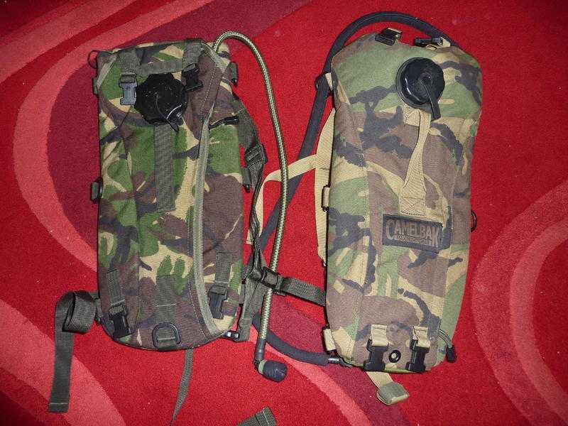 CAMELBAK amp SOURCE HYDRATION SYSTEMS, ARMY DPM CAMO ISSUE