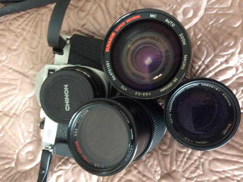 Camera and lenses