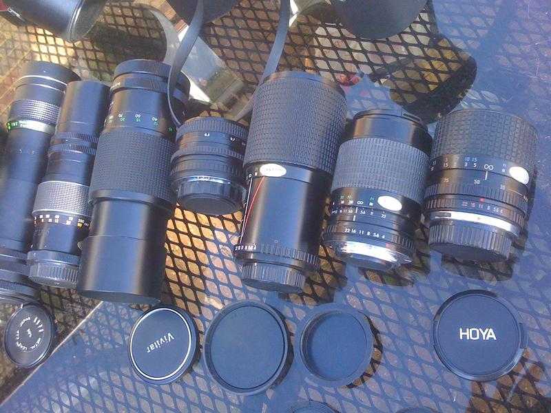 Cameres  lenses