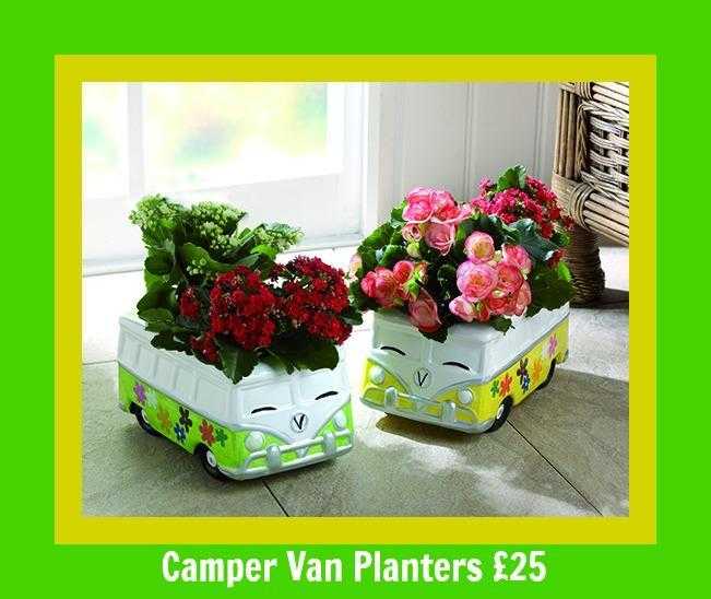 Camper van planters