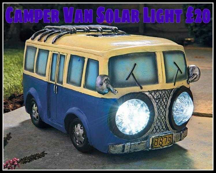 Camper van solar light