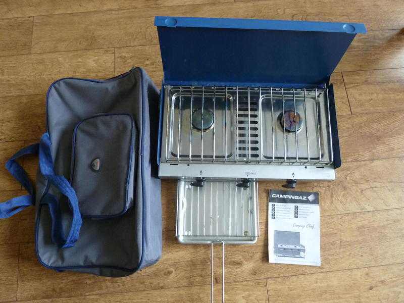 CAMPING STOVE AND FOLDING CHAIRS FOR SALE