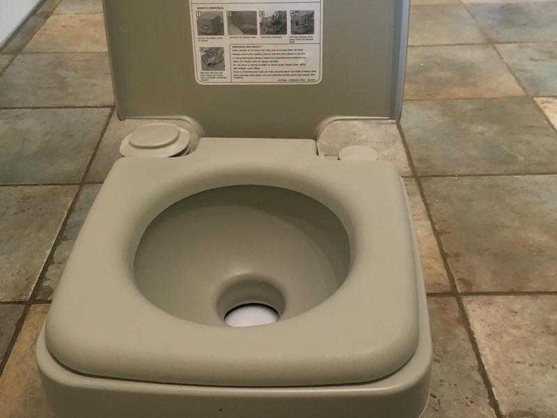 Campingcaravan toilet