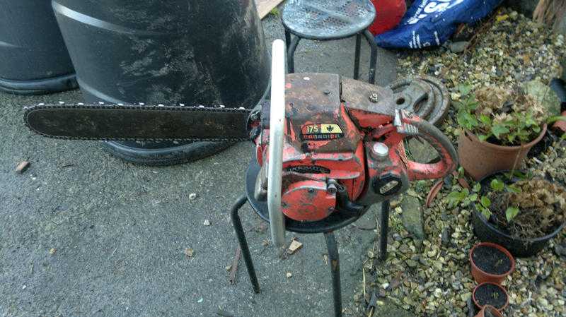 canadian 175 vintage chainsaw