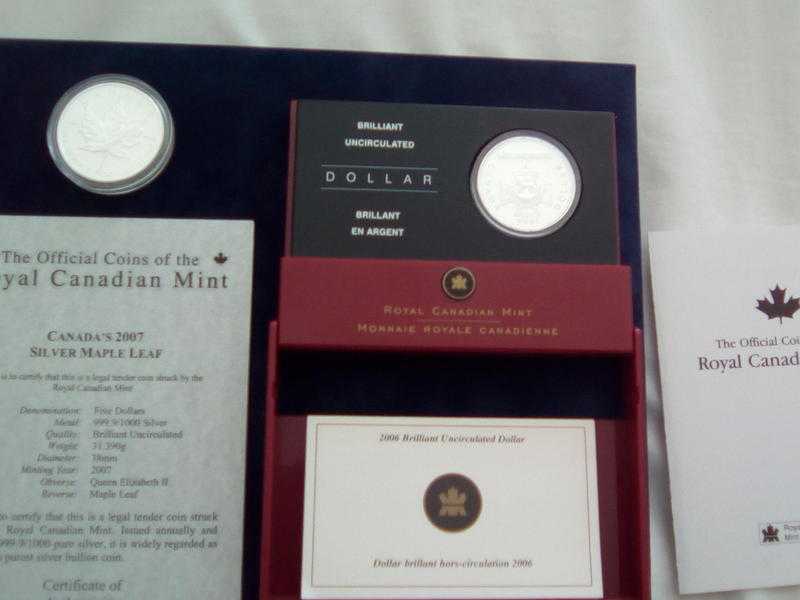 Canadian silver coins