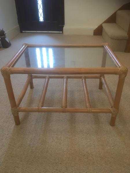 Cane coffee tables