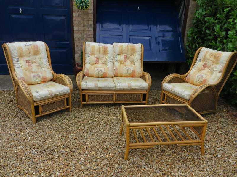 Cane Furniture Set