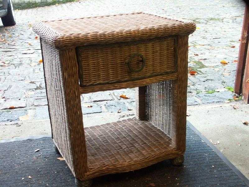 CANE SIDE TABLE