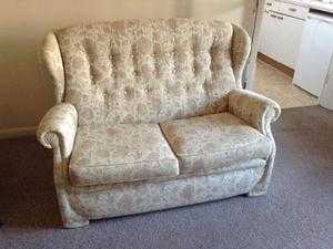 Cane two seater settee