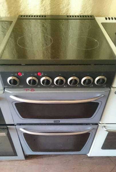 Cannon Black Silver Freestanding electric cooker