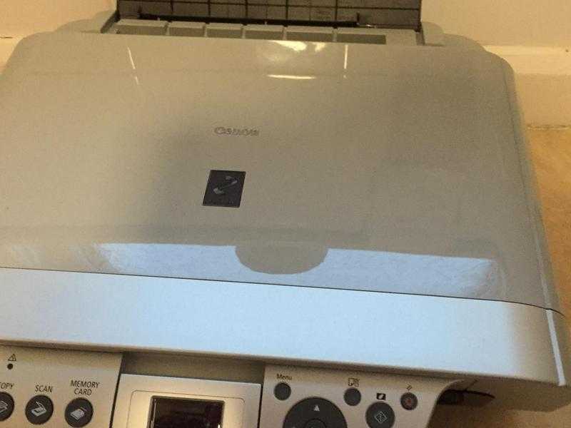 Canon 3 in one printer as new with disk manual amp leads.