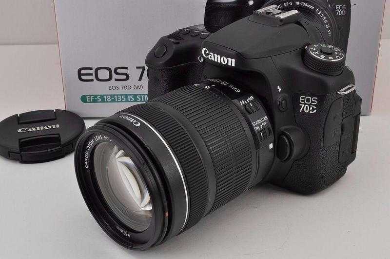 Canon 70D 20.2MP DSLR Camera amp 18-135mm Lens.