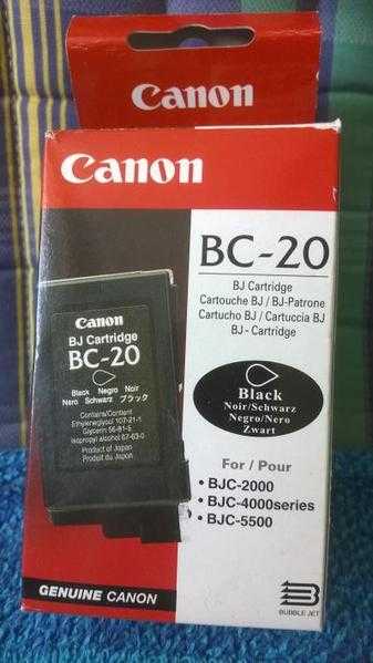 Canon BC-20 Black cartridge