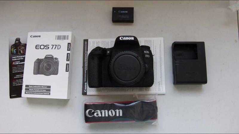 Canon EOS 77d with 18-55mm lens