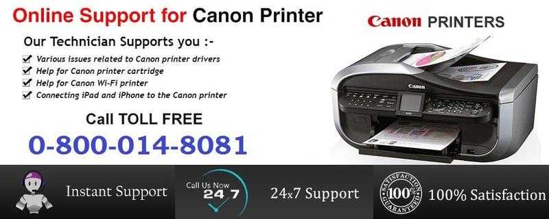 Canon Printer Customer Support Number 0-800-014-8081 (toll free) in UK