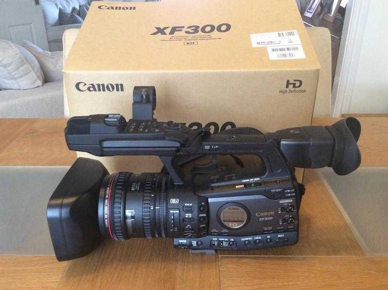 Canon XF 300 Profesional Broadcast Camera. Pristine.