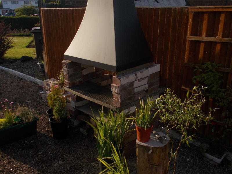 Canopy for BBQ  Chiminea  or Open Fire Place.