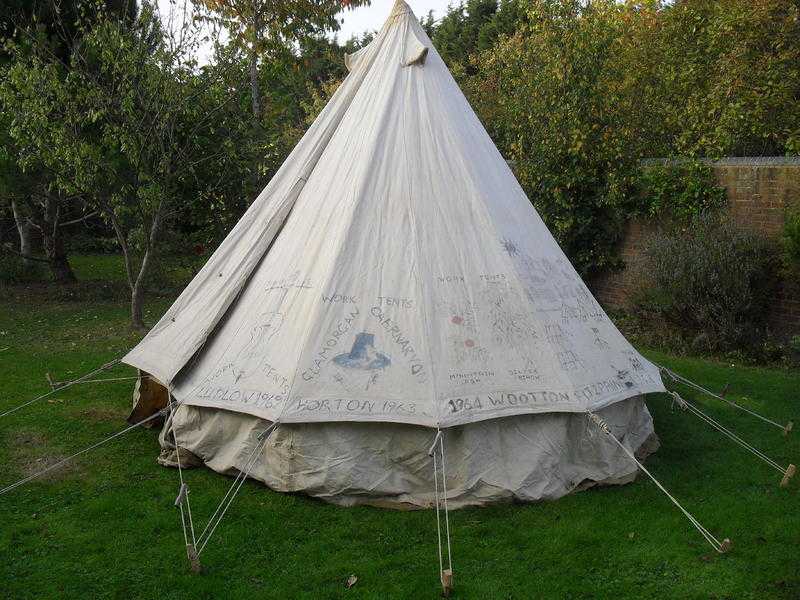 Canvas bell tent