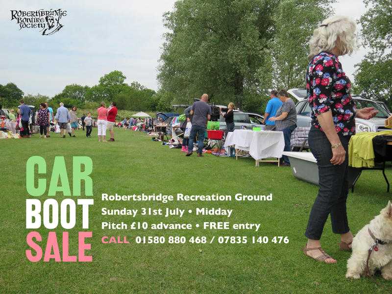 Car Boot Sale Sunday 31st July