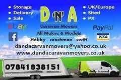 caravan delivery sevice