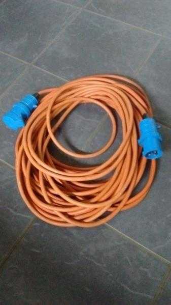 Caravan electric hook up cable.