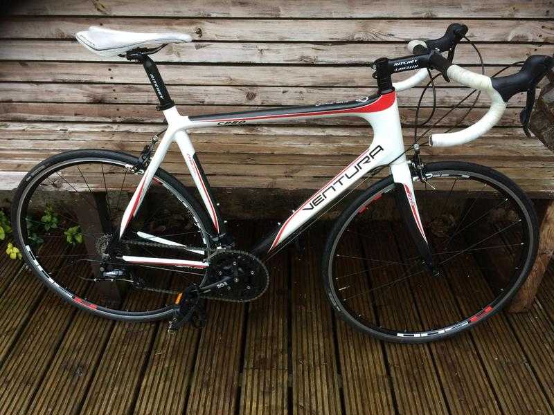 Carbon fibre road bike