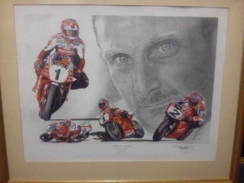 Carl Fogarty framed picture