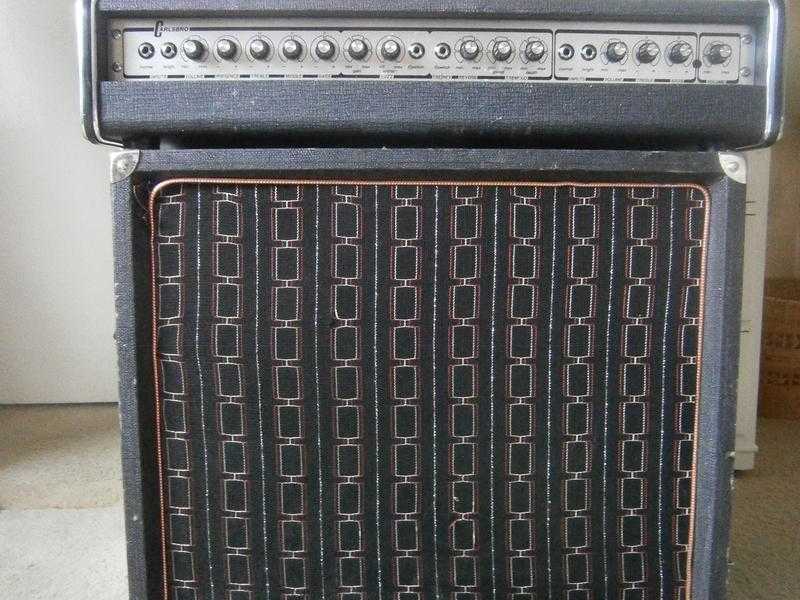 Carlsboro bass amp and 15 inch Goodmans speaker cabinet