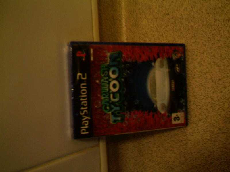 carwash tycoon ps2 game brand new