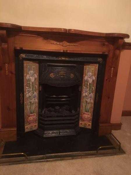 Cast iron fireplace