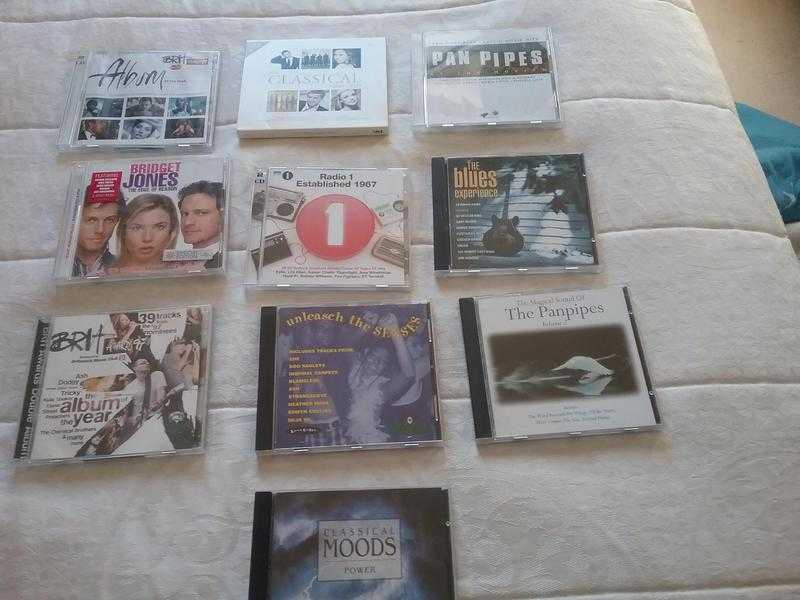 CD compilations,mixed,majority played once. 60p each.