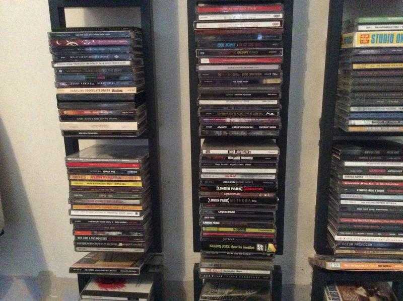 Cd racks, wall mounted can take CDs or dvds