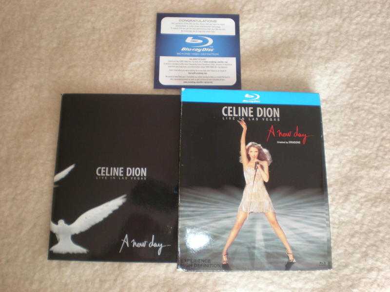 Celine Dion Live in Las Vegas Blu-Ray Discs