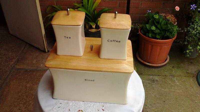 CERAMIC BREAD BIN ETC.