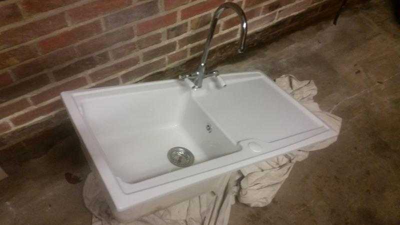 ceramic sink (reversable)