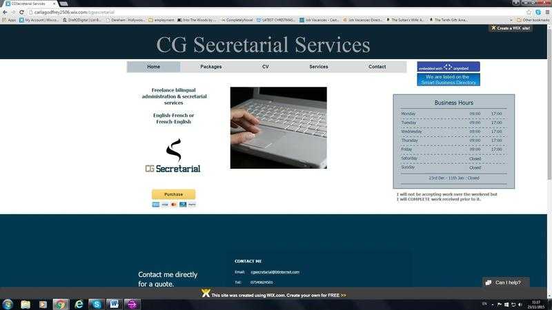 CG Secretarial - Virtual Secretary