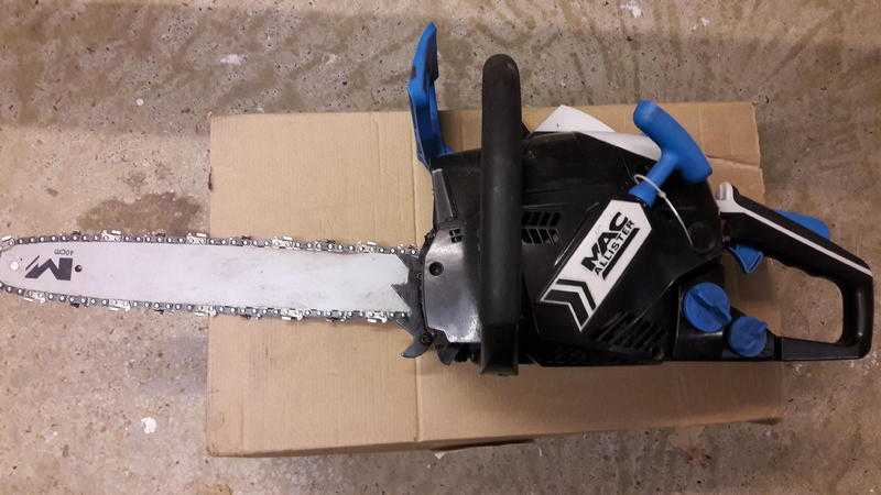 CHAINSAW NEARLY NEW MACALLISTER GENUINE REASON FOR SALE