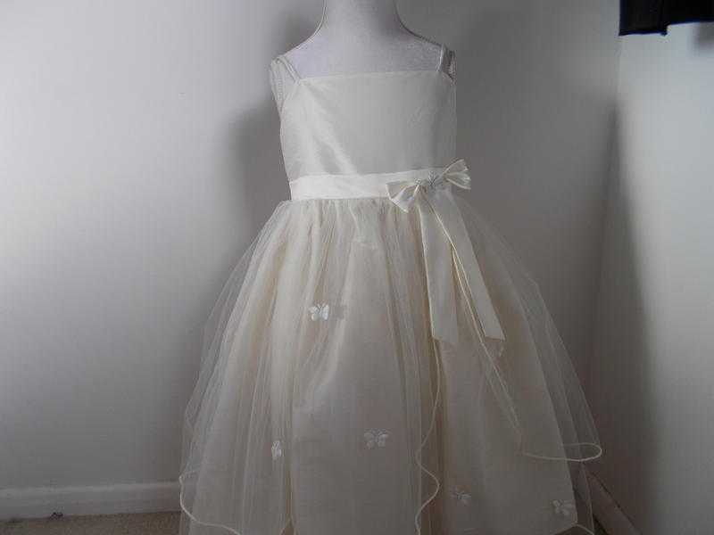 Champagne Flower Girl Dress Age 6