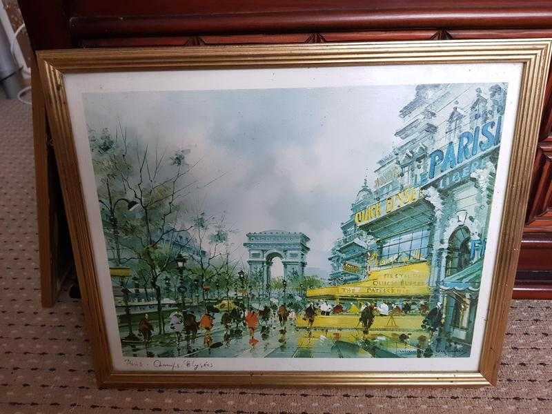 CHAMPS ELYSEES MAURICE LEGENDRE 1970039s PRINT