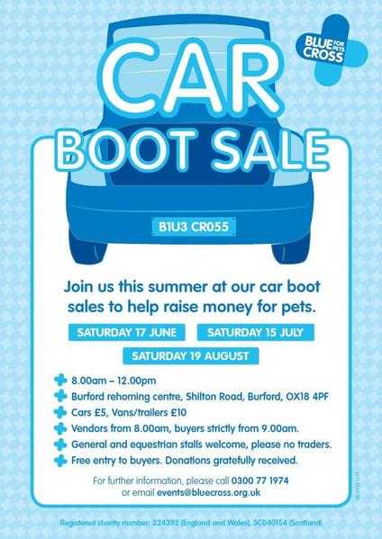 Charity Car Boot Sale