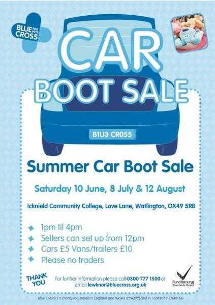 Charity Car Boot Sale