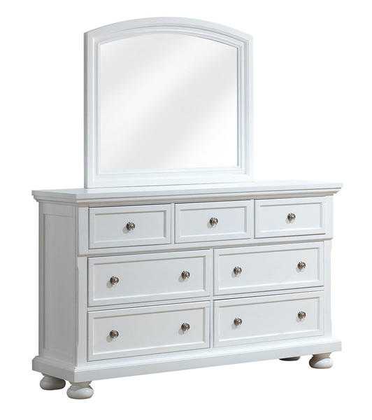 CHARLES 34 DRAWER DRESSER WITHOUT MIRROR WHITE