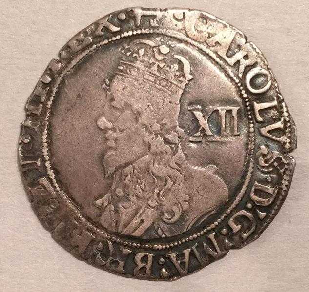 Charles I Shilling 163839 aVF